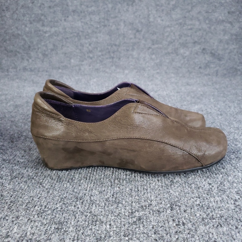 Vaneli Marka Tartufo Planet Shoes Womens Size 8M‎ Brown Wedge Slip On Comfort